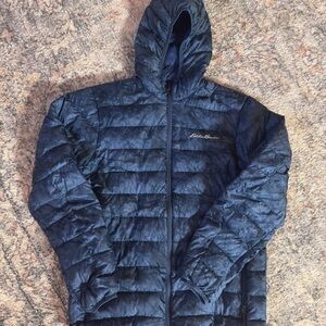 Eddie Bauer Men's Dark Blue Puffer Jacket
